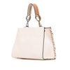 Fendi Small Bicolor Calfskin Whipstitch Runway Satchel Secondhand