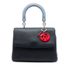 Dior Small Tricolor Calfskin Be Dior Flap Secondhand