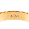 Louis Vuitton Brass Love Letters Timeless Ring Set Secondhand