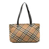 Burberry Supernova Check Wool Tote Secondhand