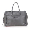 Balenciaga Leather Papier A6 Zip Around Satchel Secondhand