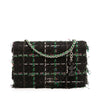 Secondhand Chanel Quilted Boucle Tweed Robot Charm Wallet On Chain