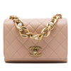 Chanel Mini Quilted Calfskin Pearl Boy Chain Flap Secondhand
