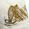 Hermès Leopard Embroidered Cotton Drawstring Bucket Bag Secondhand