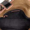 LOEWE Sequin Trimmed Anagram PVC Coated Canvas Double Buckle Flap Shoulder Bag Secondhand
