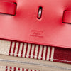 Hermès Toile H Vibration and Vache Hunter Herbag Zip Cabin Retourne 50 Secondhand