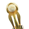 Chanel Gold Plated CC Turn Lock Clip on Earrings Secondhand