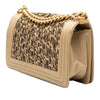Chanel Old Medium Braided Metallic Lambskin Boy Flap Secondhand