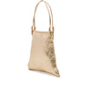 Prada Metallic Calfskin Woven Slit Patterned Handbag Secondhand