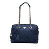 Prada Impuntu Tessuto Chain Shoulder Bag Secondhand