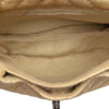 Secondhand Chanel CC Chevron Metallic Aged Calfskin Bubble Flap