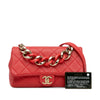 Chanel Small Lambskin Elegant Chain Single Flap Secondhand