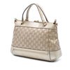 Gucci Metallic Guccissima Mayfair Satchel Secondhand