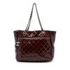 Secondhand Chanel Quilted Patent Chic and Glitter Ligne Tote