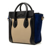 Celine Nano Tricolor Calfskin and Suede Luggage Tote Secondhand