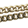 Chanel Gold Plated Resin CC Rhinestones Pendant Necklace Secondhand