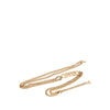 Secondhand Chanel CC Gold Plated Strass Coco Plaque Double Chain Belt