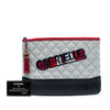 Chanel Medium Quilted Wool and Calfskin Gabrielle O Case Clutch Secondhand