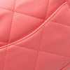 Chanel CC Quilted Lambskin Logo Chain Single Flap Secondhand