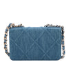Chanel Denim 19 Flap Wallet On Chain Secondhand