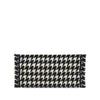 Dior Medium Canvas Houndstooth Embroidered Book Tote Secondhand