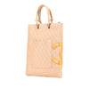 Chanel Quilted Lambskin Cambon Ligne Flat Tote Secondhand