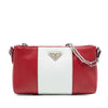 Prada Bicolor Saffiano Lux Crossbody Secondhand
