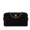 Secondhand Chanel CC Chocolate Bar Suede Chain Camera Bag