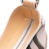 Burberry Patent Trimmed House Check Coated Canvas Hearts Shoulder Bag Secondhand