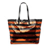 Prada Satin Sequin Stripes Tote Secondhand