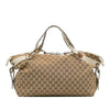 Gucci Medium GG Canvas Bamboo Bar Tote Secondhand