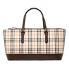 Secondhand Burberry House Check Canvas Tote