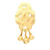 Chanel Gold Plated CC Bell Brooch Secondhand