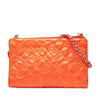 Secondhand Chanel Quilted Embossed Patent Lucky Symbols Pochette