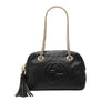 Gucci Pebbled Calfskin Soho Chain Zip Shoulder Bag Secondhand