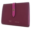 Celine Bicolor Grained Calfskin Multifunction Strap Wallet Secondhand