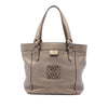 LOEWE Metallic Leather Anagram Fusta Tote Secondhand