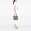 LOEWE Metallic Leather Anagram Fusta Tote Secondhand