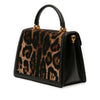 Secondhand Dolce & Gabbana Medium Canvas Leopard Print Devotion Satchel
