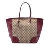 Gucci GG Canvas and Calfskin Bree Tote Secondhand