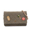 Chanel Quilted Canvas Coco Cuba Charms Wallet On Chain Secondhand