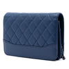 Chanel Quilted Patent Aged Calfskin Gabrielle Wallet On Chain Secondhand