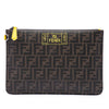 Fendi Zucca Coated Canvas Roma Amor Zip Pouch Secondhand