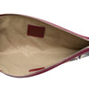 Burberry Patent and Supernova Check Coated Canvas Studded Wristlet Clutch Secondhand