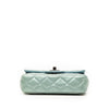 Secondhand Chanel Extra Mini Rectangular Classic Metallic Patent Single Flap