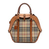 Secondhand Burberry Medium Haymarket Check Coated Canvas Orchard Bowling Bag