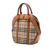 Secondhand Burberry Medium Haymarket Check Coated Canvas Orchard Bowling Bag