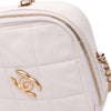 Chanel Quilted Caviar Diamond Clutch With Chain Secondhand
