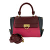 Ferragamo Small Tricolor Leather Gancini Sofia Satchel Secondhand
