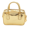 Secondhand Prada Mini Metallic Vitello Top Handle Bag
